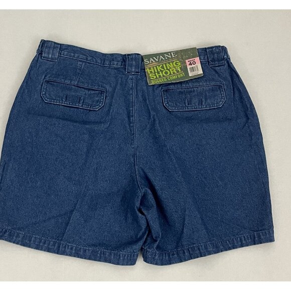 Savane Outdoor Khakis Hiking Short Men's 40 Light Wash Denim Cargo NWT - Picture 5 of 6